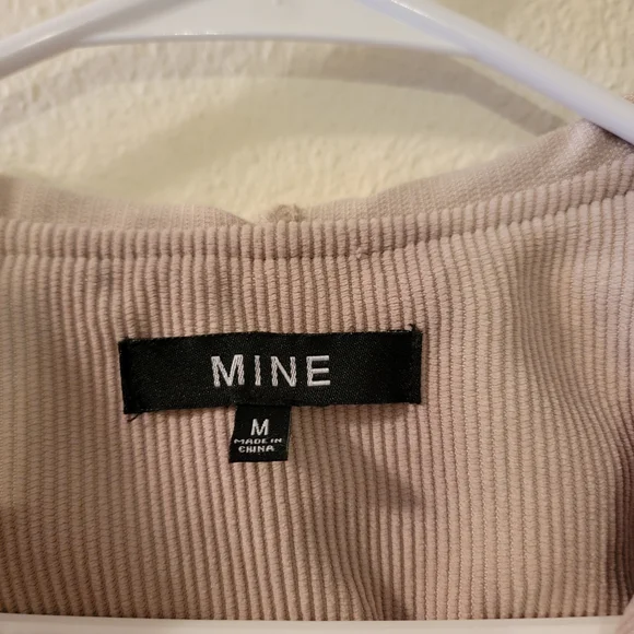 Mine Beige Bomber Jacket with Hood - Picture 3 of 5